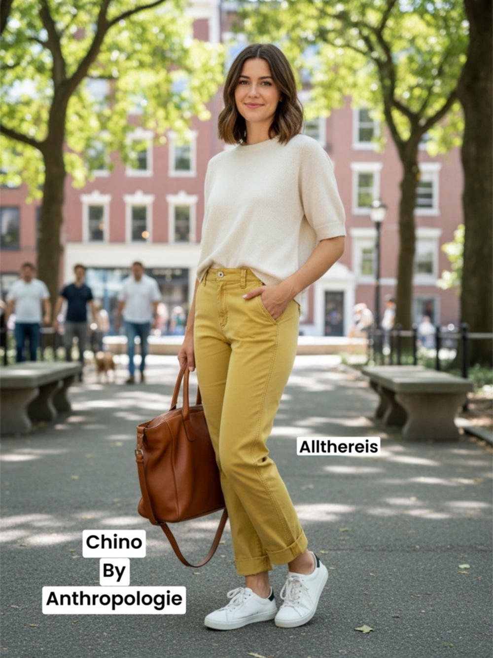 NWT CHINO pants by Anthropologie 26 - Picture 2 of 15